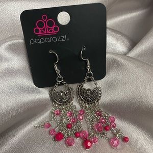 Pink earrings